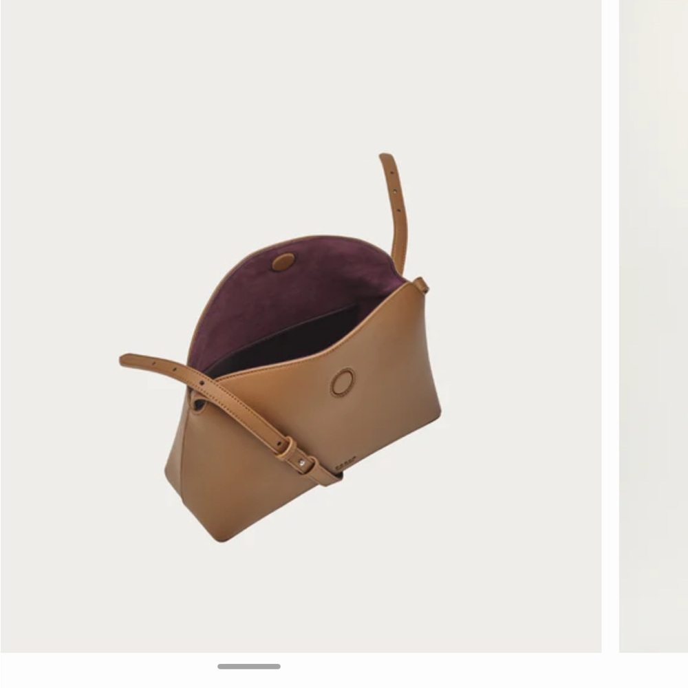 Freja New York Hudson Leather Shoulder Bag in Brown - Picture 3 of 15